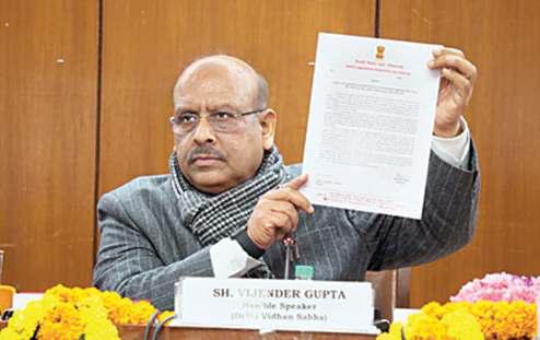 कपिल मिश्रा के विरुद्ध केस पर विस अध्यक्ष ने पंजाब पुलिस से मांगा जवाब