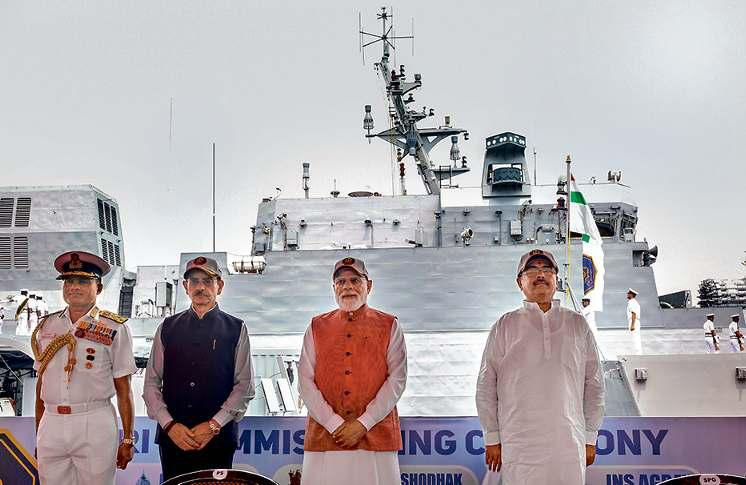 समुद्र में क्षमता बढ़ाए बिना कोई राष्ट्र बड़ी शक्ति नहीं बन सकता : मोदी