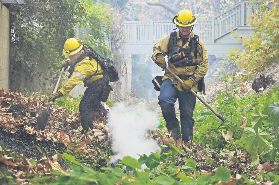 LA fire still spreading