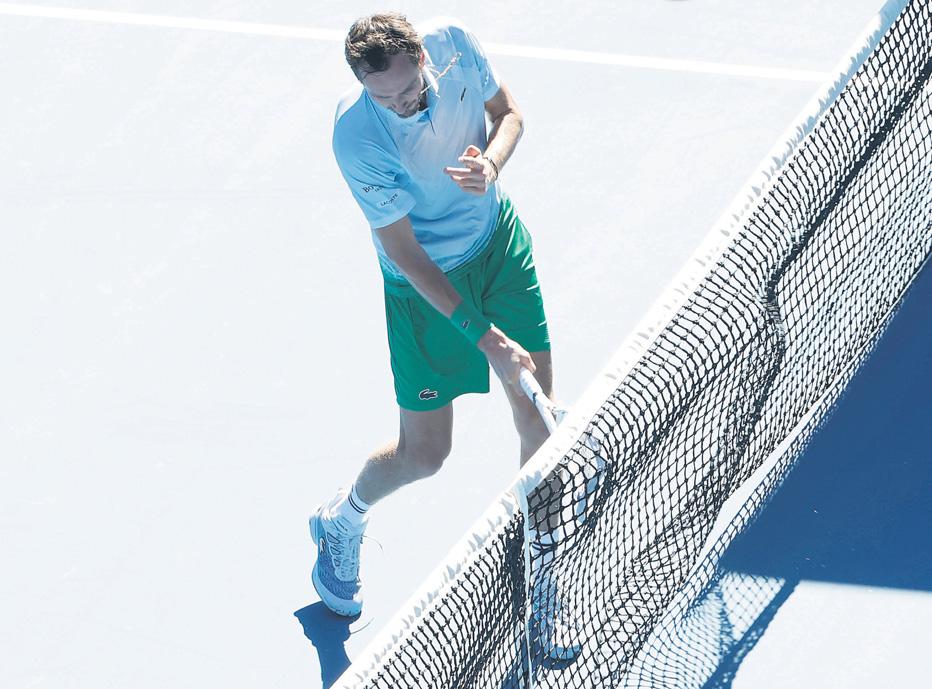 Medvedev faces a fine