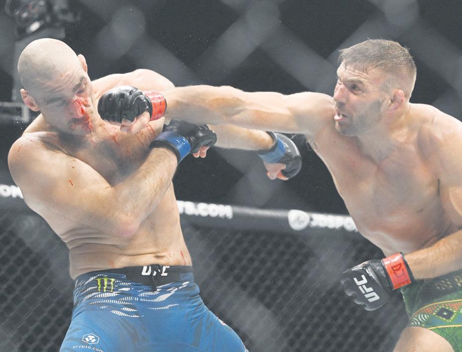 Praise for Du Plessis after second UFC title defence