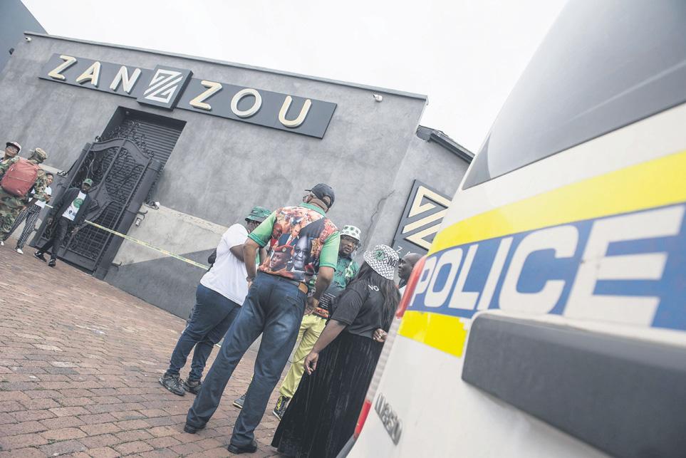 Police, protesters surround Zanzou
