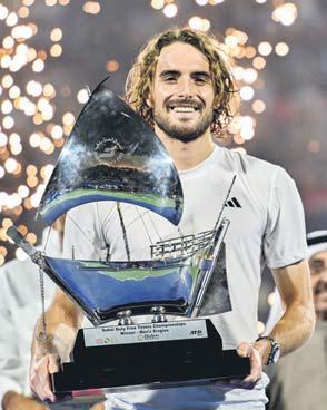 Tsitsipas breaks finals hoodoo in Dubai