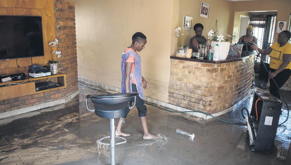 Residents tell of 'terrible rain'