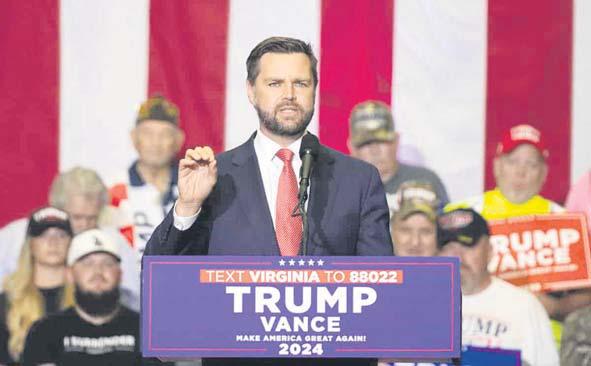 Vance is on a self-serving mission