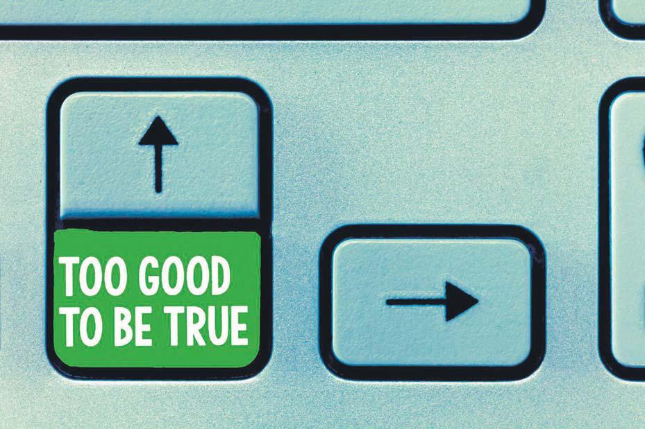 Don't fall for scams