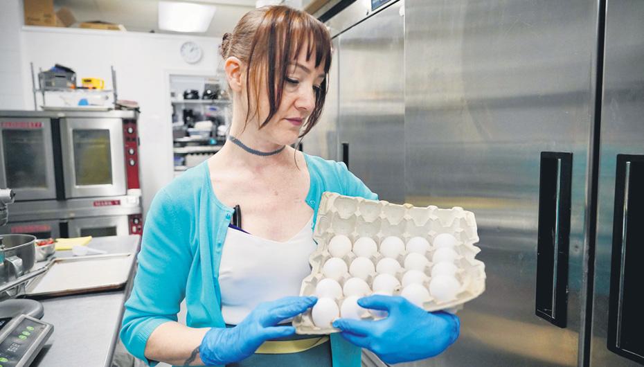 US Pastry Chef Finds Substitute for Scarce Eggs