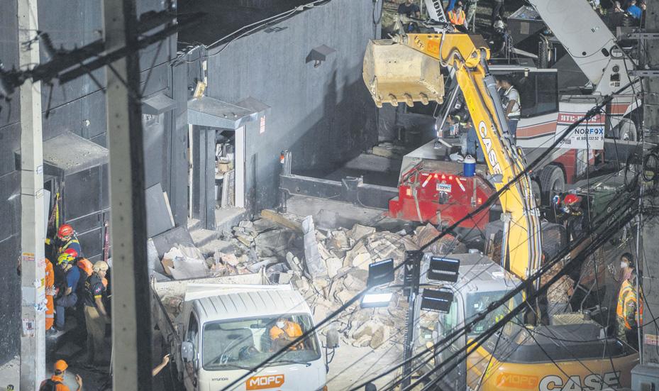 'It was as if a tsunami struck'