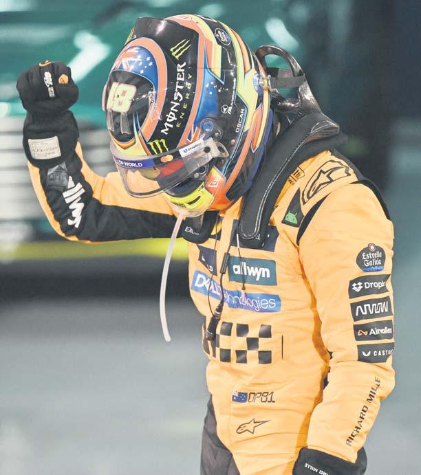 'Mega' win by Piastri