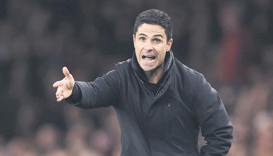 Arteta is facing up to his mentor