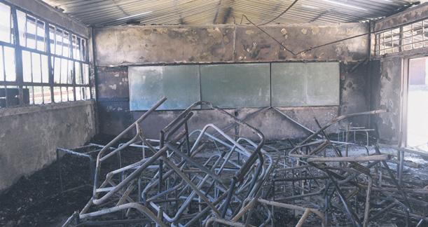 Fire guts classrooms at Riverlea