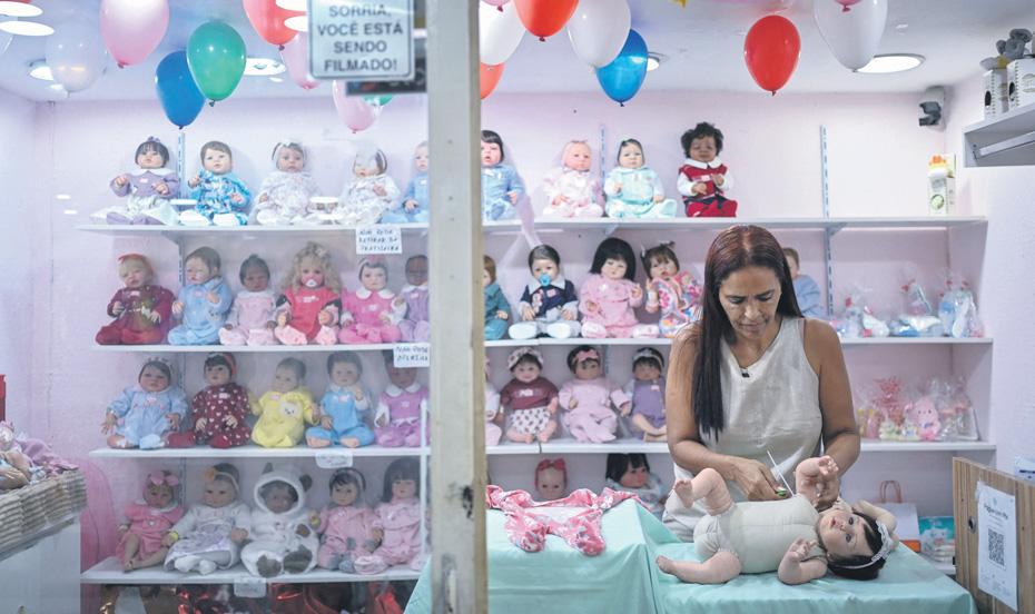 Hyper-real dolls lure and repel
