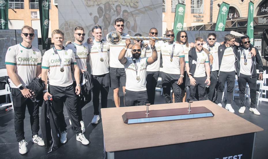 Welcome home, world champs