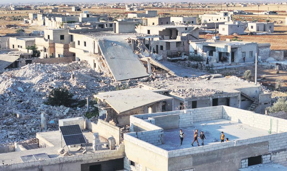 Rising from the rubble
