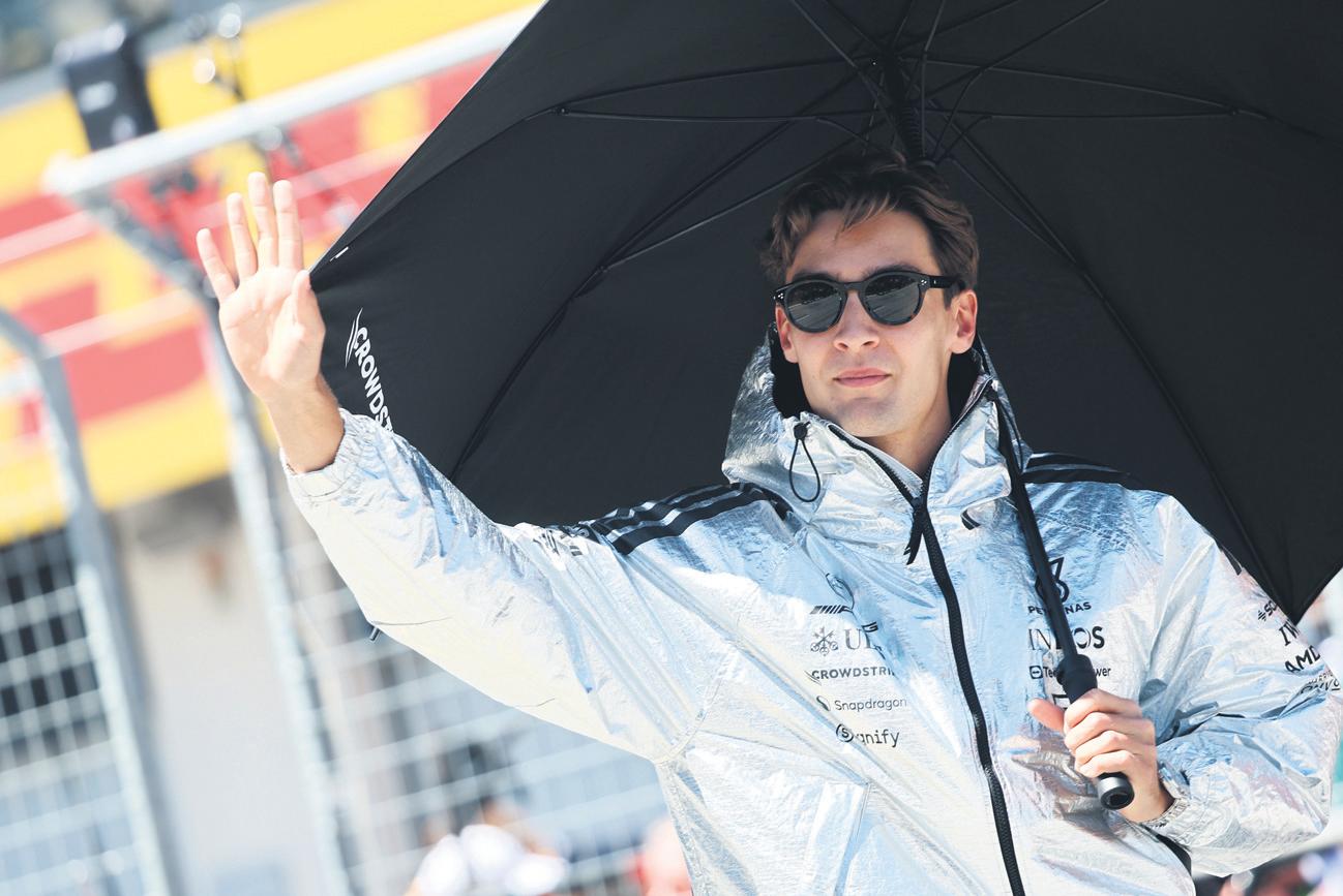 Russell Heads Into Home GP Haunted by Verstappen Rumors