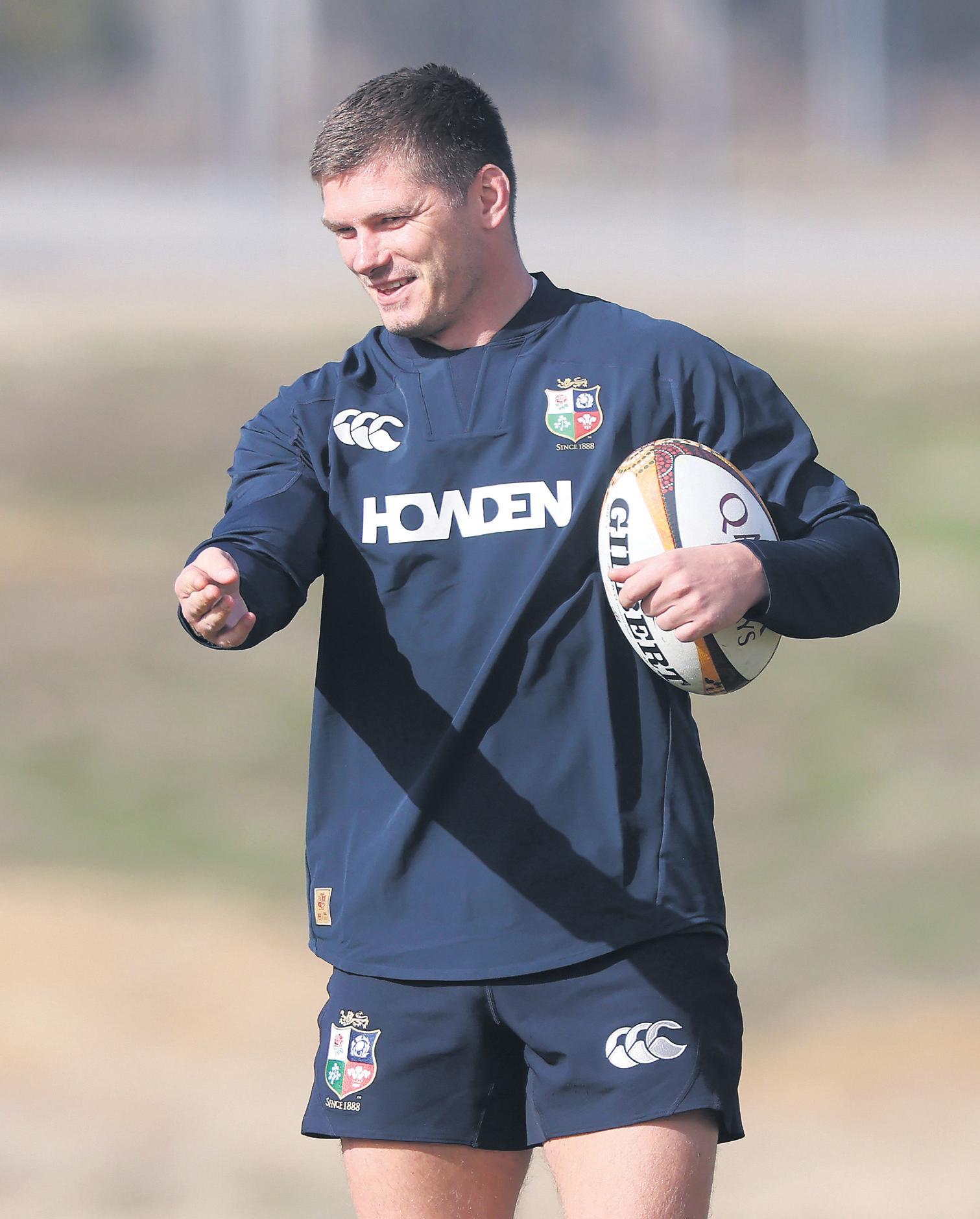 Farrell on the bench for Lions