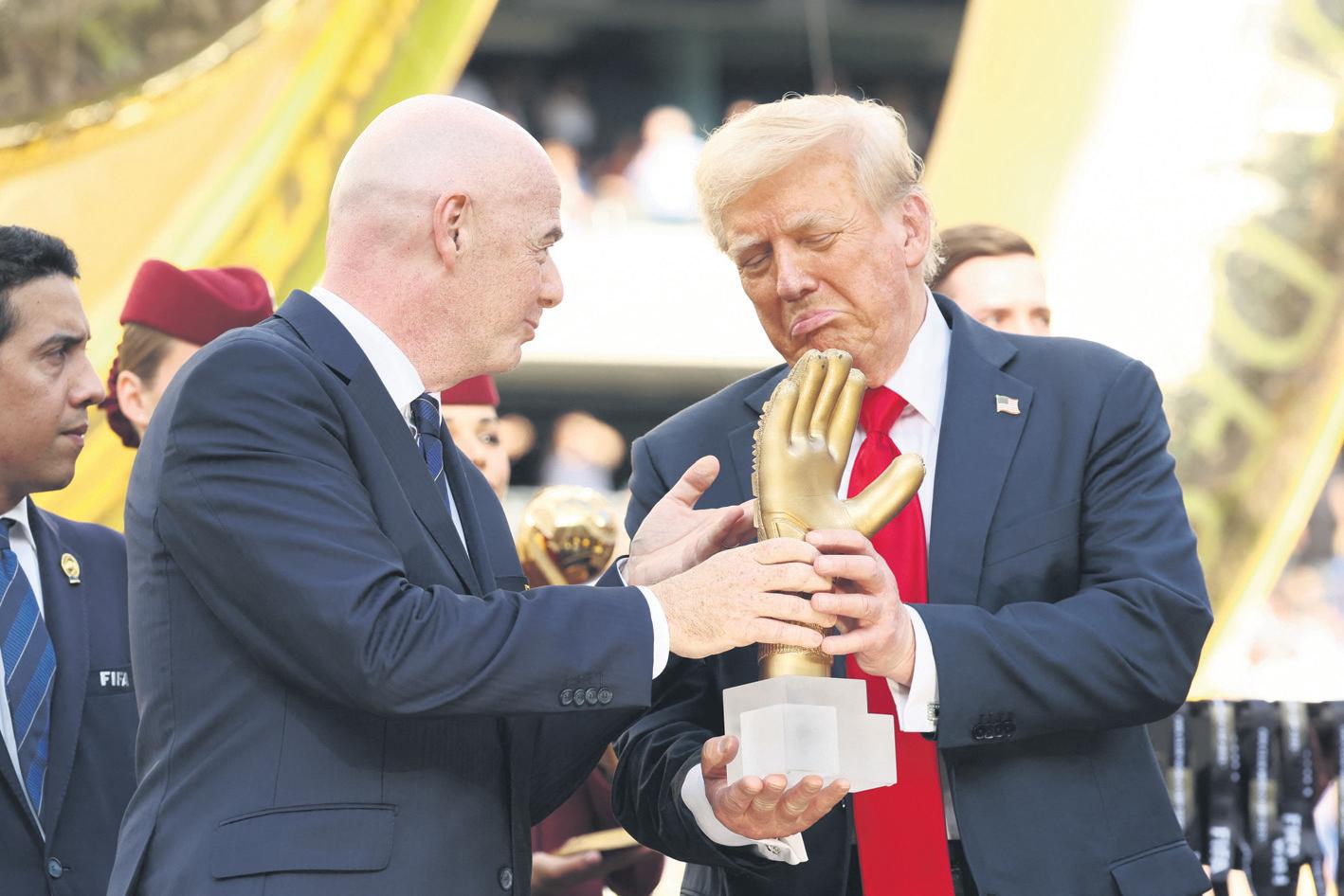 Boos and applause for Trump at the CWC final