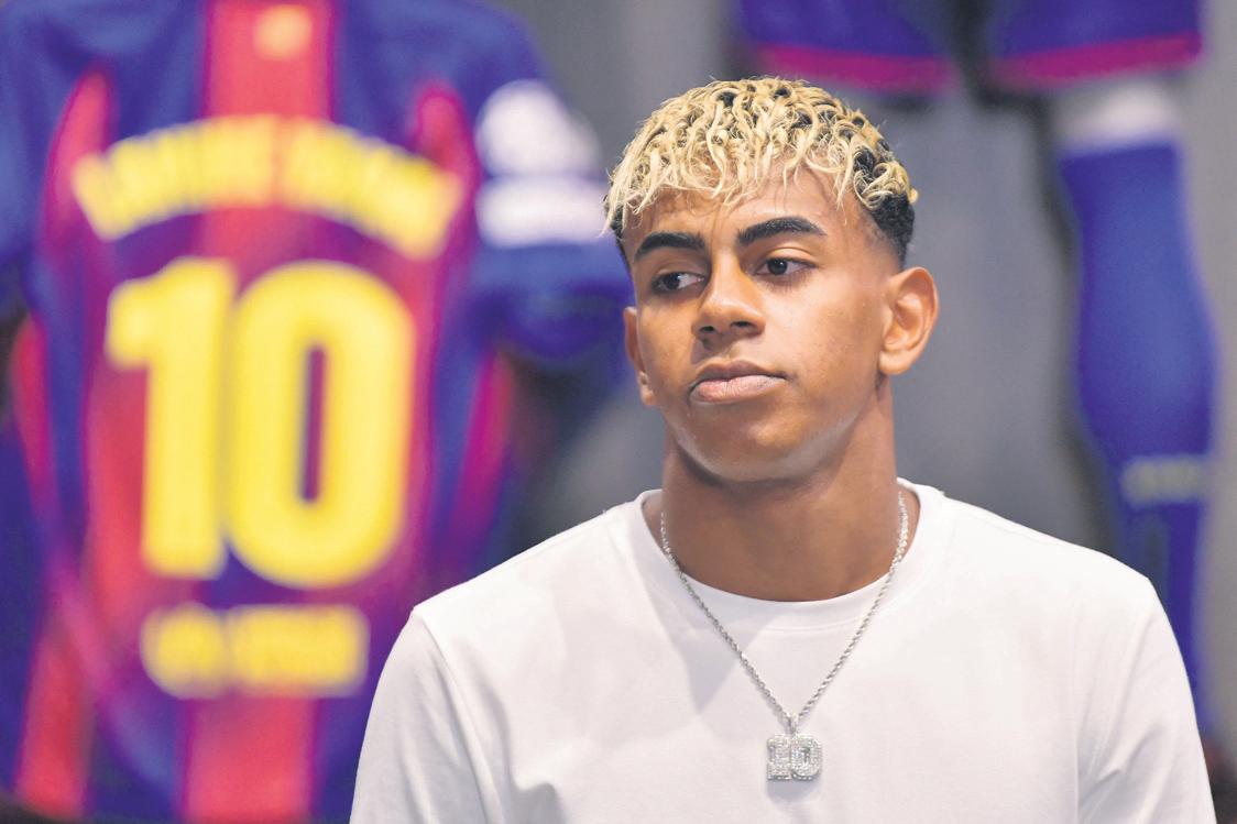 Yamal inherits iconic Barca number 10 shirt