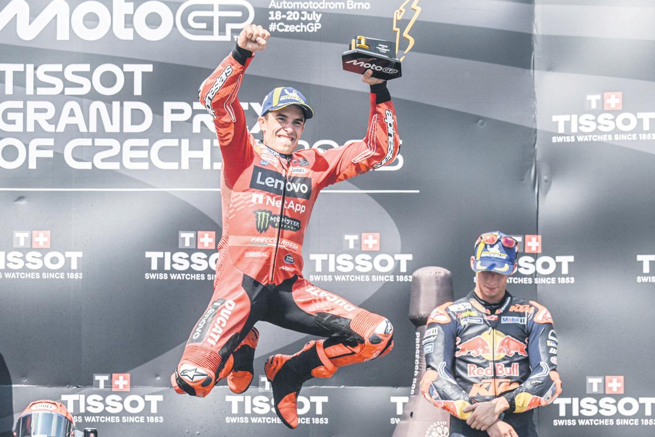 Marquez Extends Lead as He Cruises in Brno