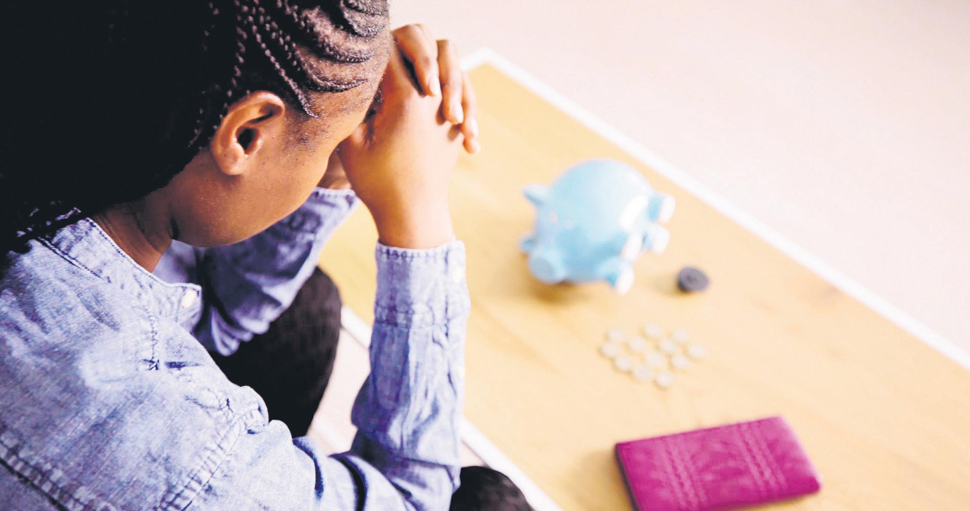 She skips meals to pay the bills