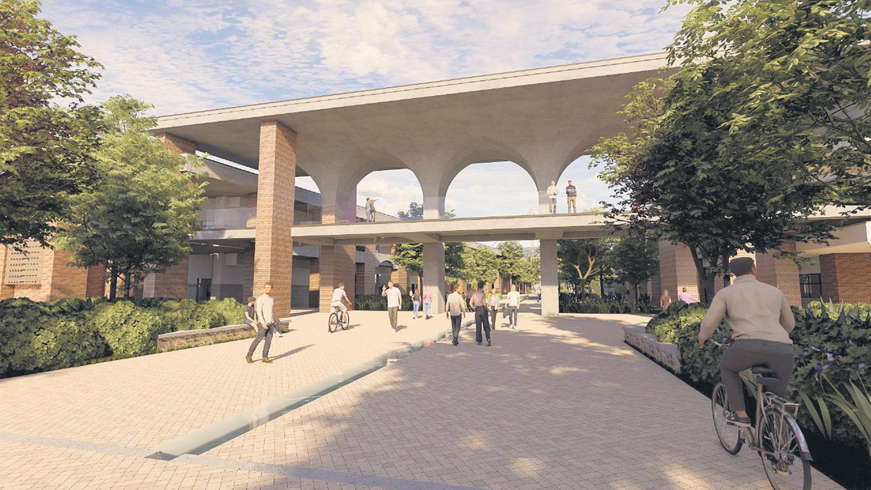 Artist's impressions of Akademia all-Afrikaans university in the east of Pretoria. Pictures: Supplied