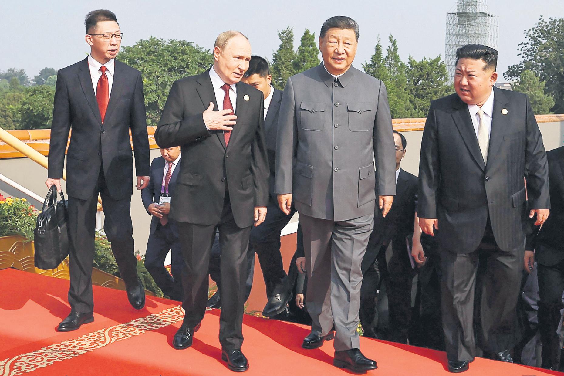 Red carpet, red flags