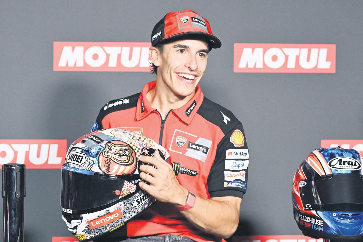 Marquez looking to crown MotoGP comeback with title