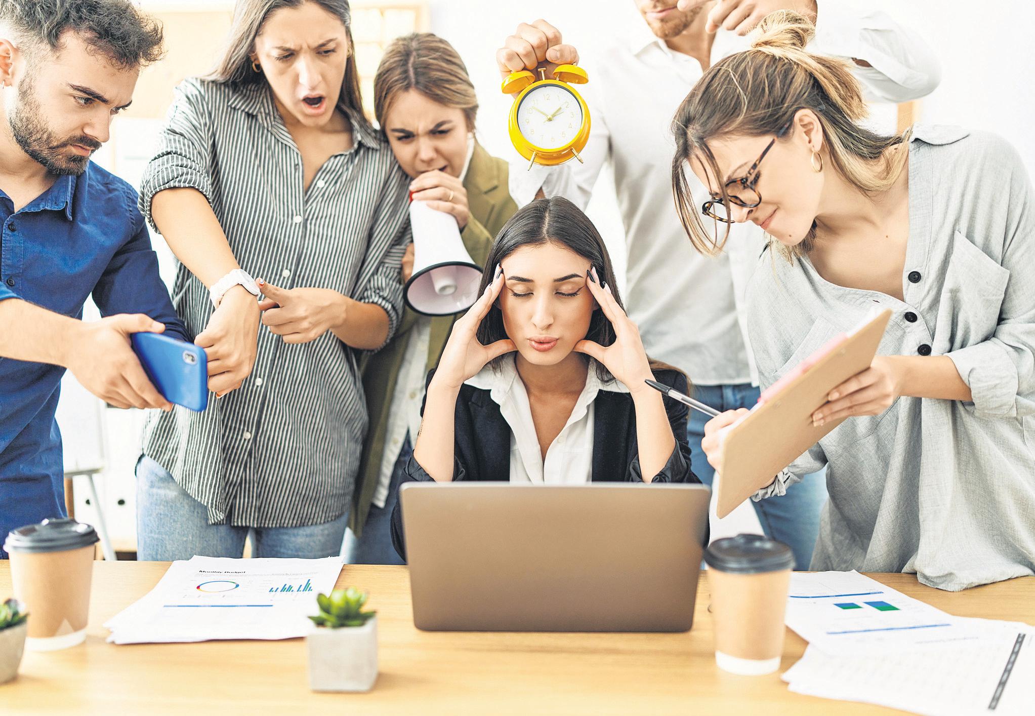 Overcome work stress