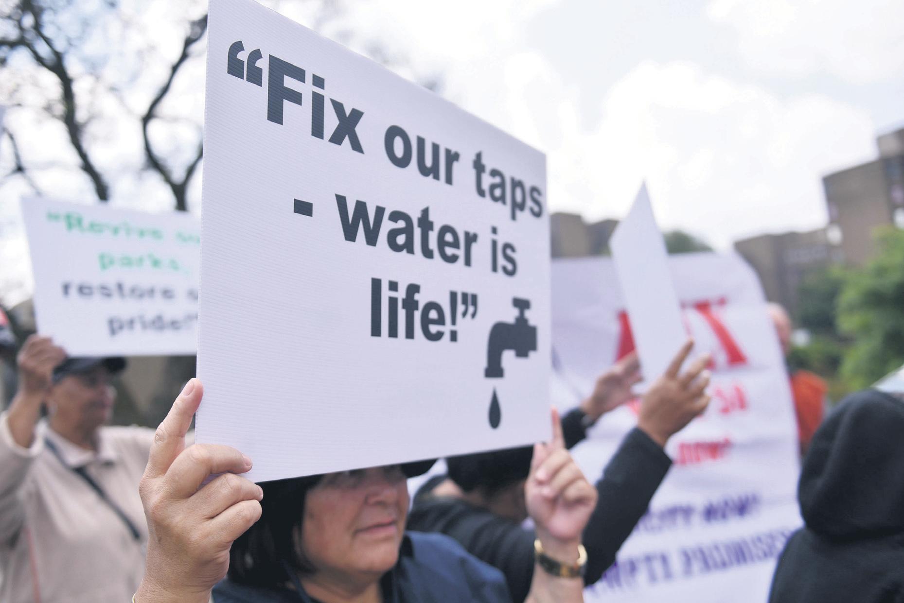 Water crisis spills over