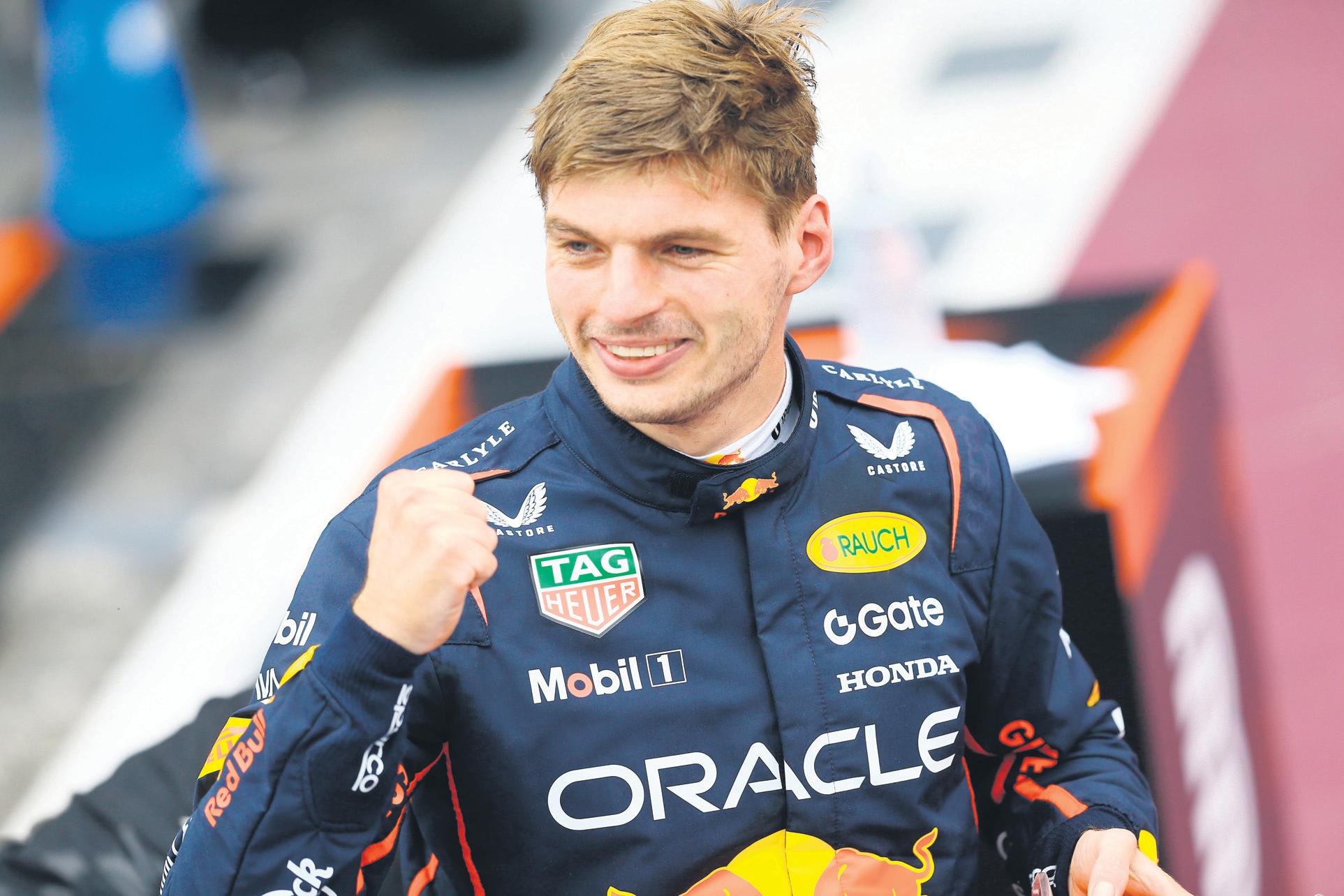 Hot Verstappen chasing glory