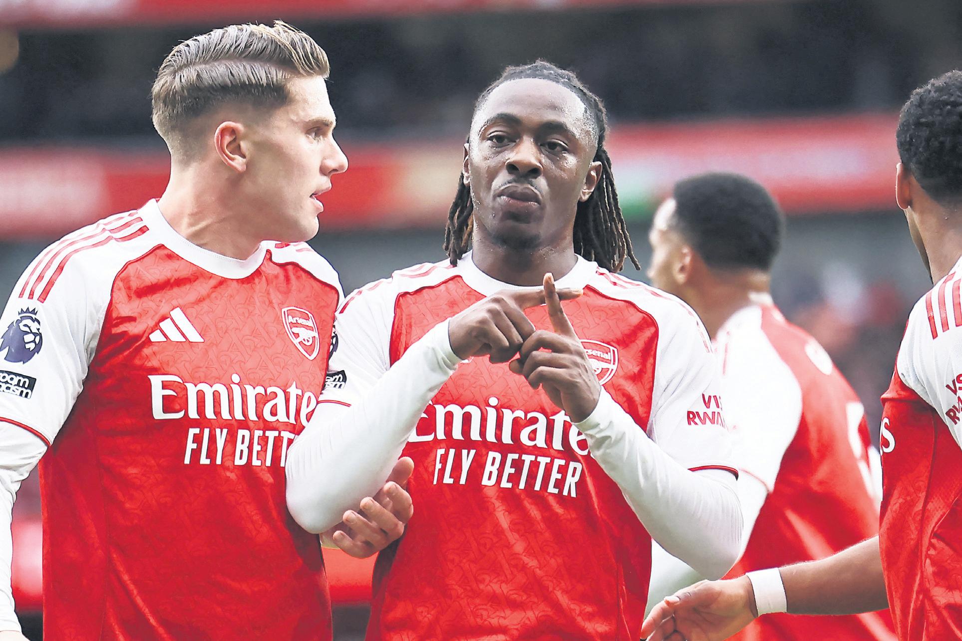 Gunners boost charge