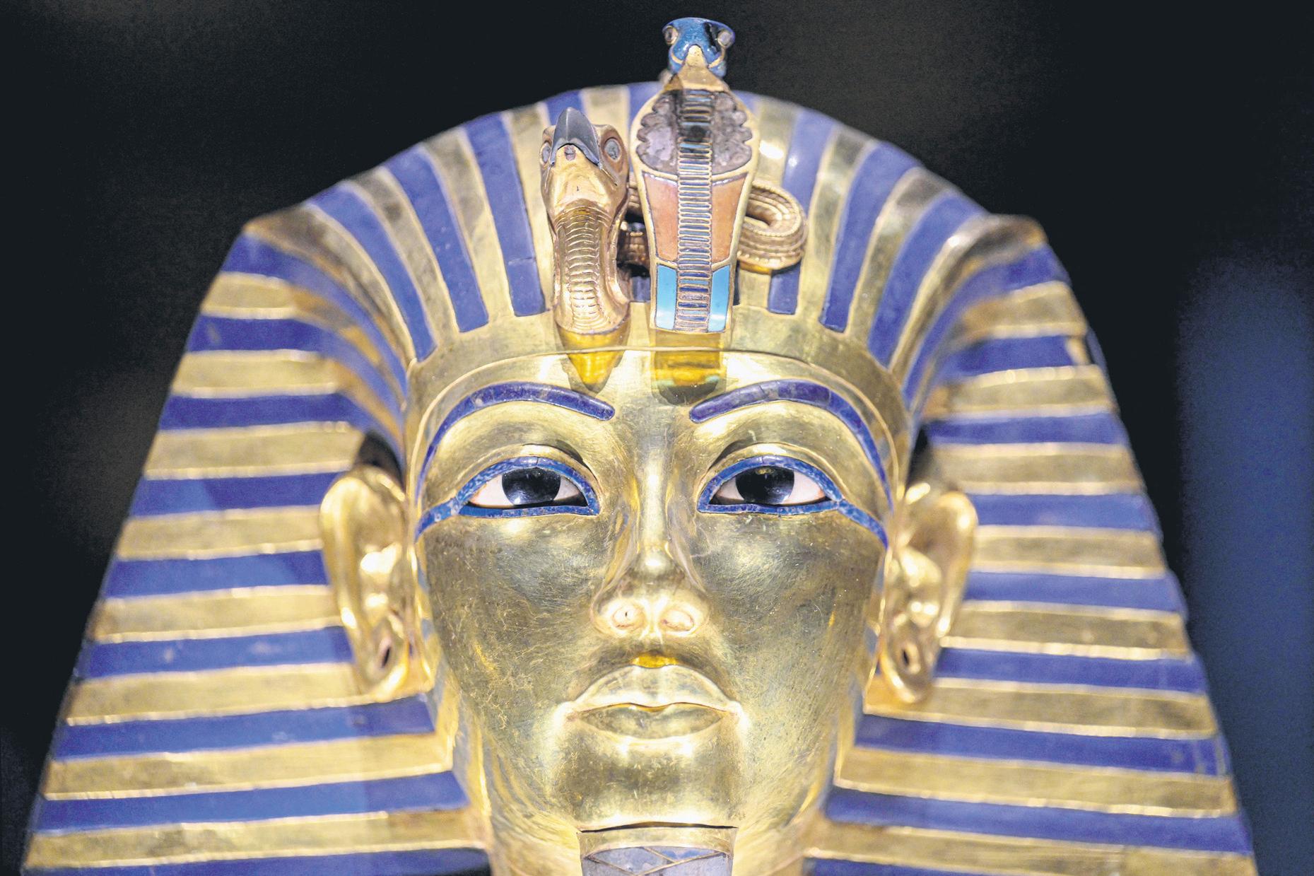 King Tut is unveiled