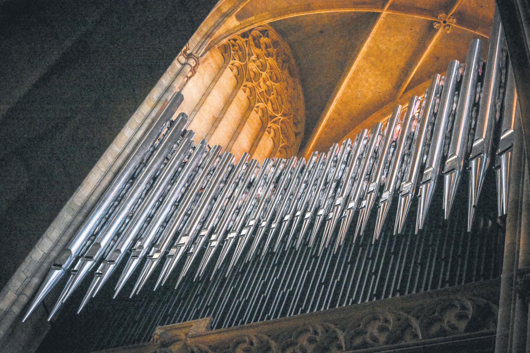 New organ pipes up soon