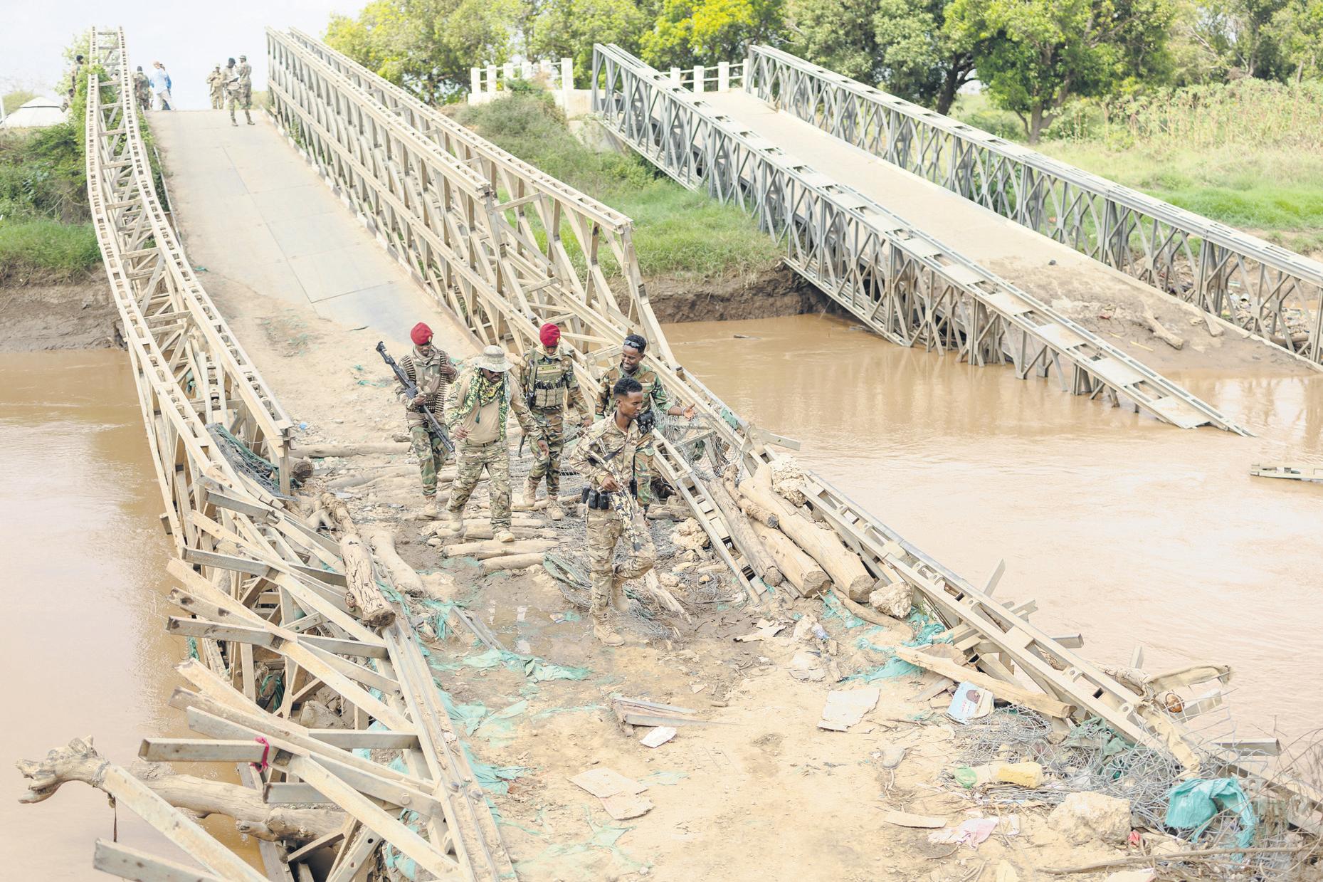 Shaky front line barely holds back 'dogs of war'