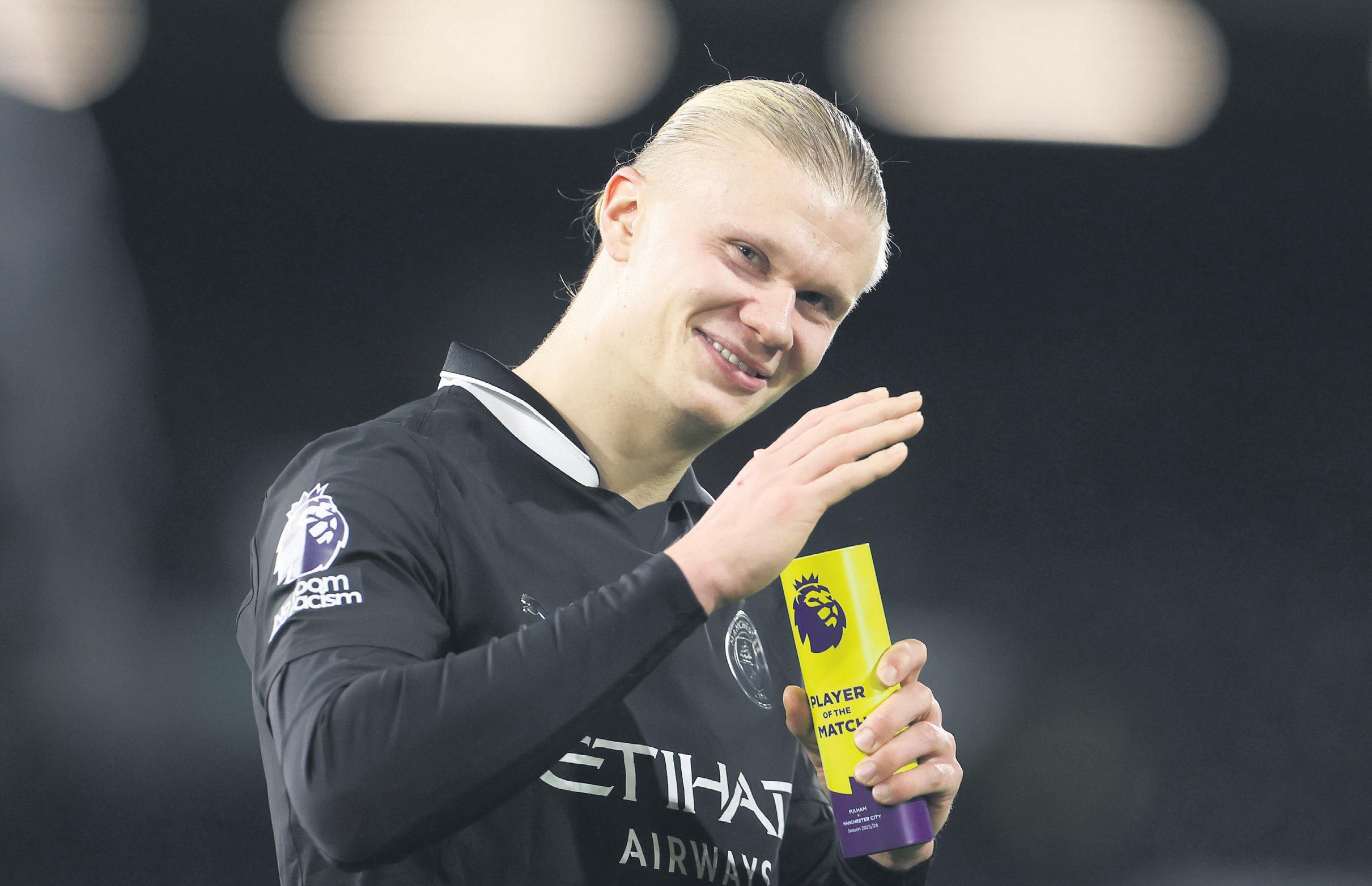 Haaland a 'proud' man