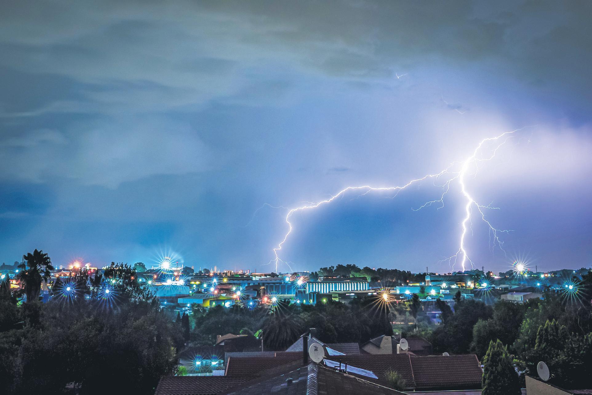 Lightning strikes 40