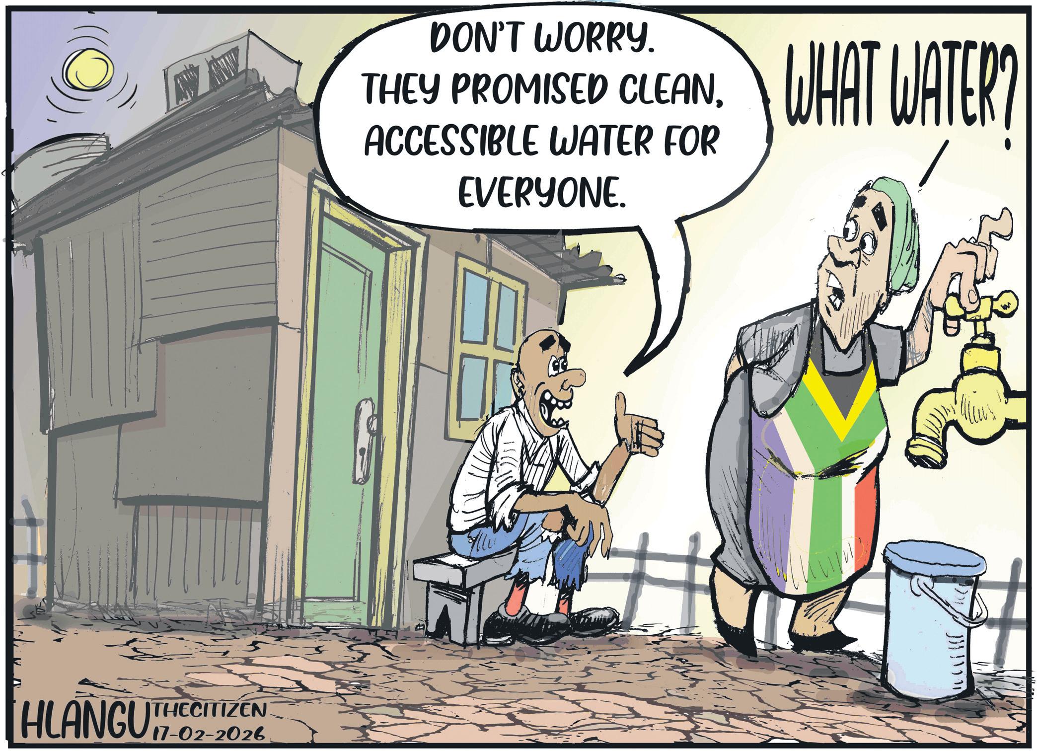 Play open cards with water woes