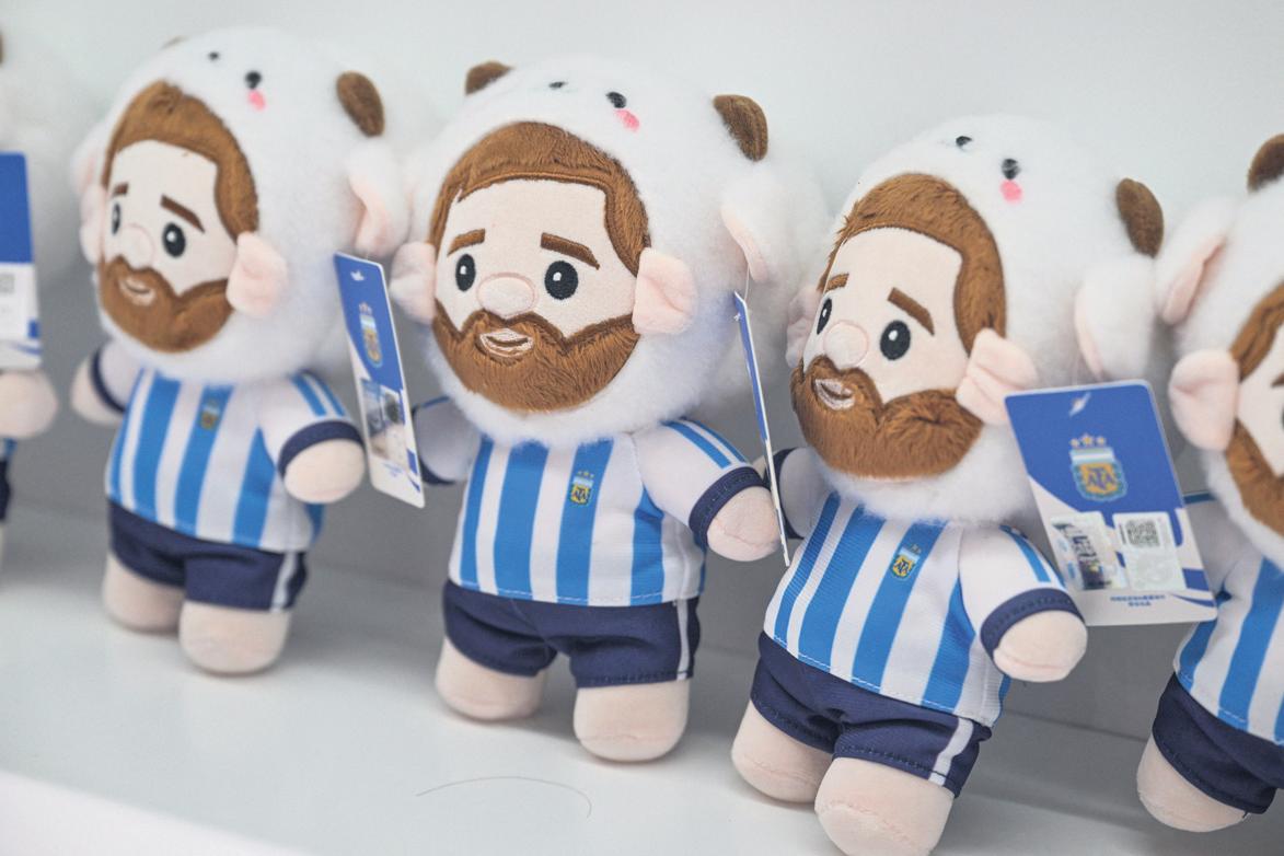 Messi plushies see roaring trade as firms get boost