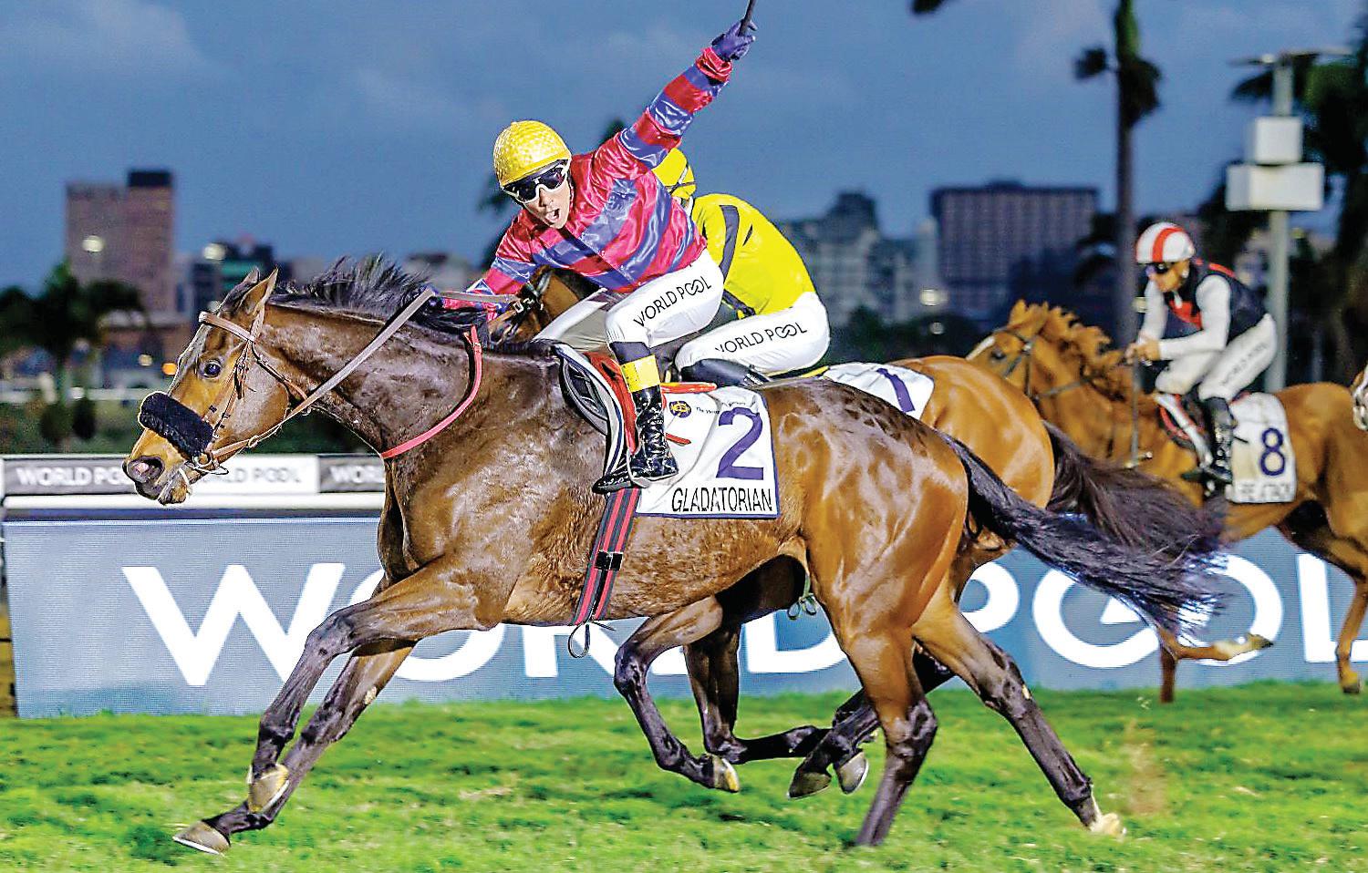 Muzi to ride Gladatorian in July