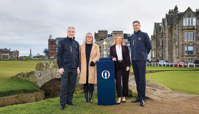 THE 155TH OPEN TO BE PLAYED AT ST ANDREWS IN 2027