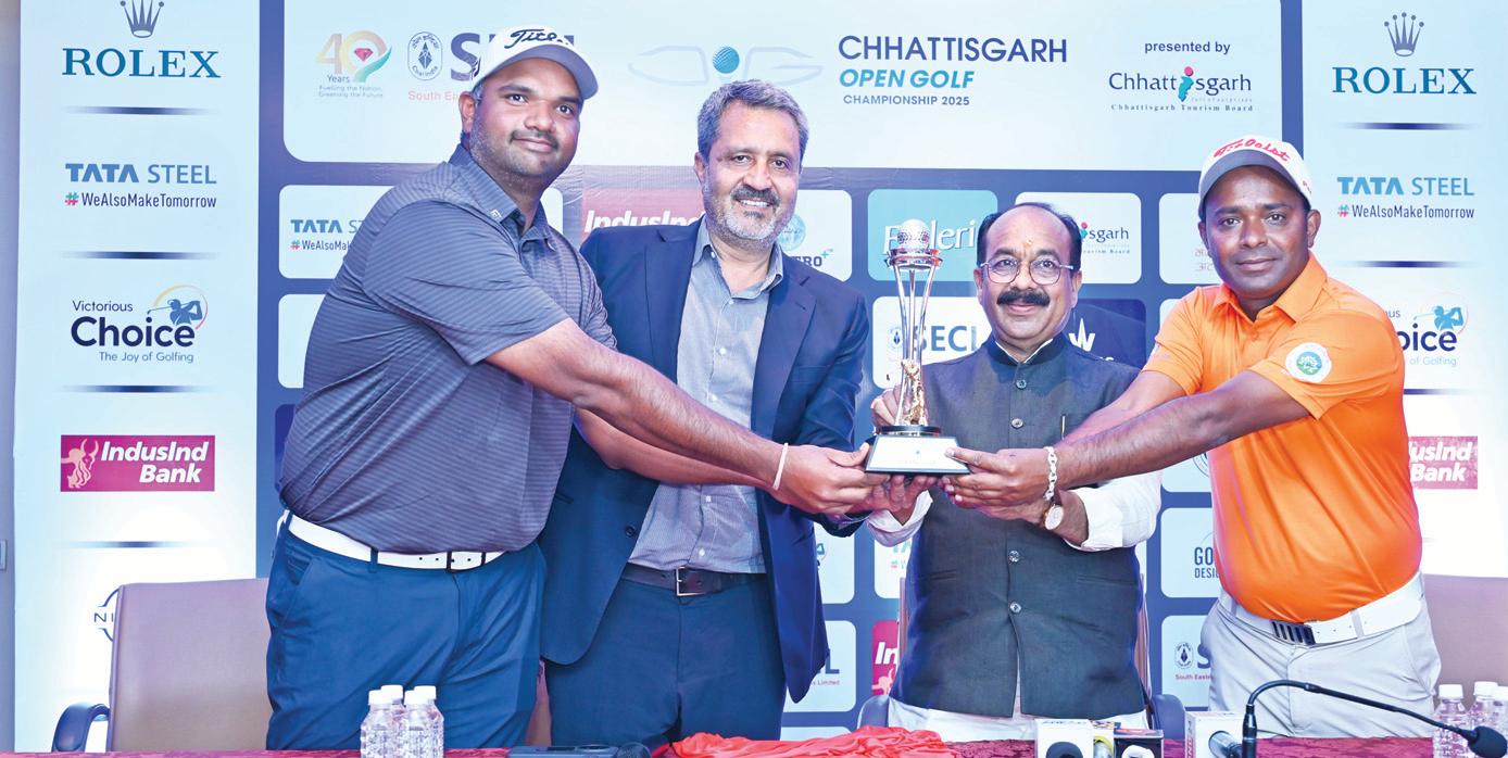 INAUGURAL SECL CHHATTISGARH OPEN GOLF CHAMPIONSHIP PRESENTED BY CHHATTISGARH TOURISM LAUNCHED