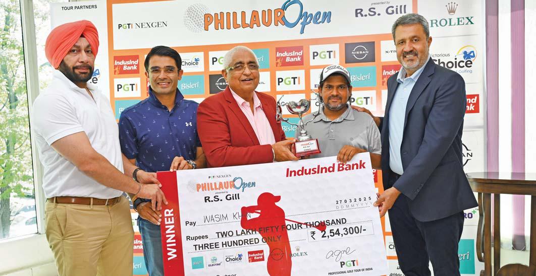 WASIM KHAN WINS MAIDEN TITLE AT PGTI NEXGEN'S PHILLAUR OPEN PRESENTED BY R S GILL