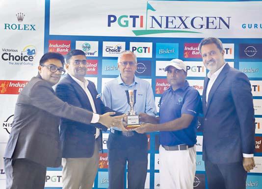 ROOKIE RAJESH KUMAR GAUTAM REGISTERS WIN AFTER STEADY FINAL ROUND 72 AT PGTI NEXGEN GURUGRAM