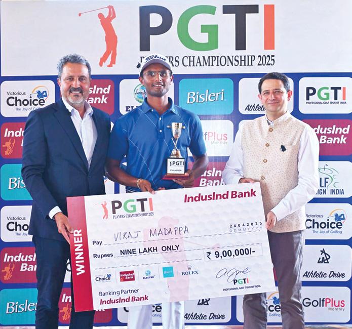 VIRAJ MADAPPA WINS FIRST EVENT AFTER RETURN FROM LONG INJURY LAYOFF AS HE BAGS THE PGTI PLAYERS CHAMPIONSHIP AT CLASSIC