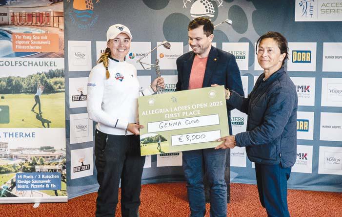 CLEWS LANDS THIRD LETAS TITLE AT ALLEGRIA LADIES OPEN
