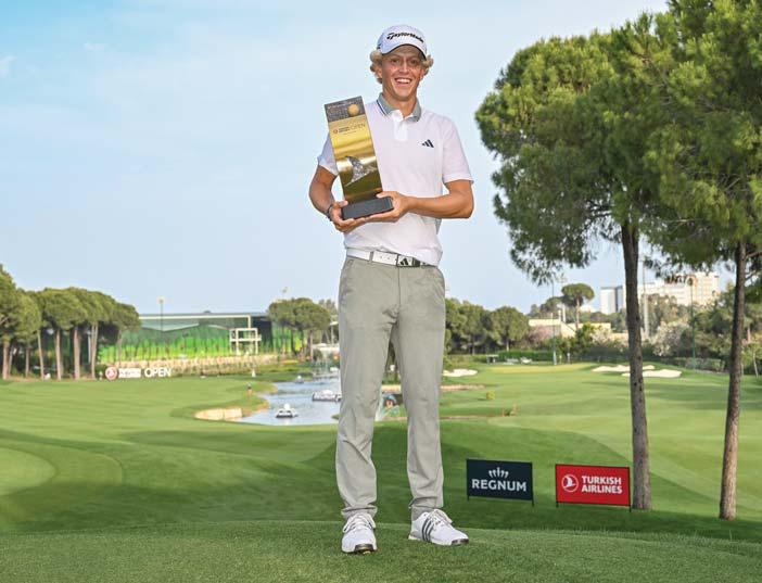COUVRA CLINCHES MAIDEN TITLE AT TURKISH AIRLINES OPEN