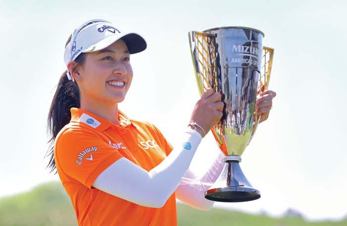 JEENO THITIKUL PLAYS BOGEY-FREE AND NO ONE CAN CATCH HER IN THE MIZUHO AMERICAS OPEN