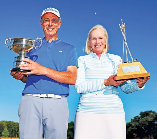 JOHN KENNEDY AND KATHY HARTWIGER CLAIM SENIOR AMATEUR TITLES