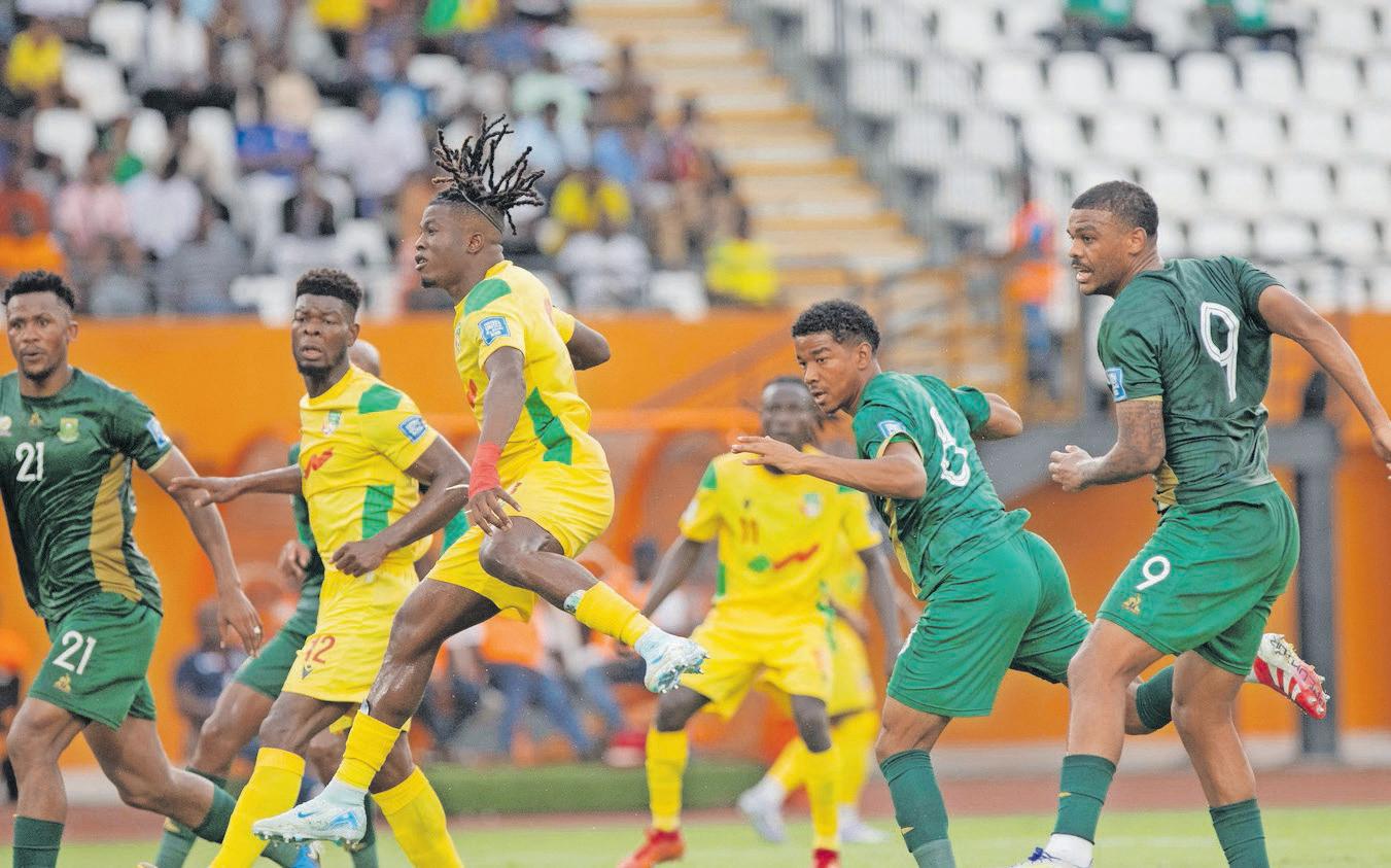 Broos heaps praise on fearless Bafana Bafana