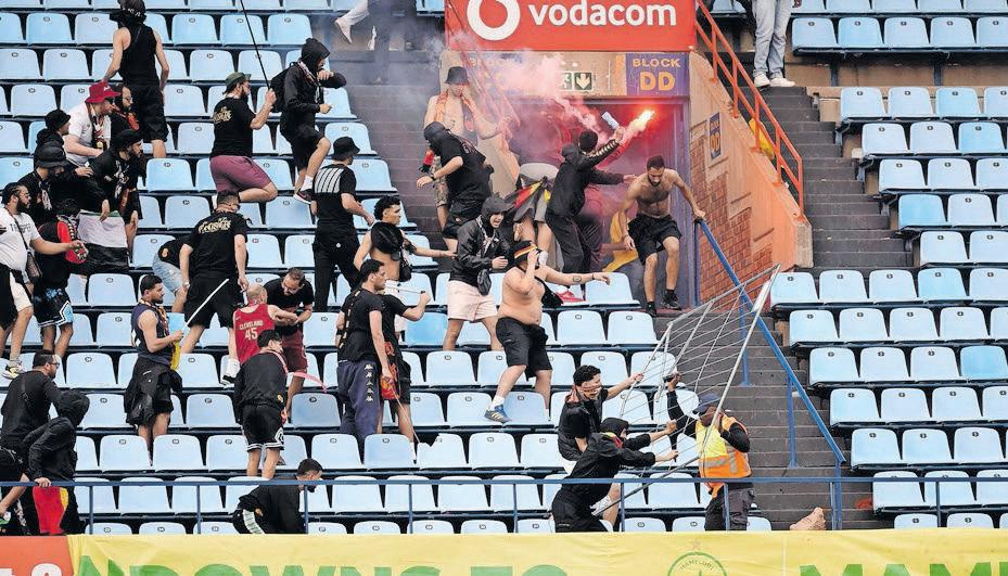 Esperience’s history of fan violence may lead to closed-door Sundowns playoff